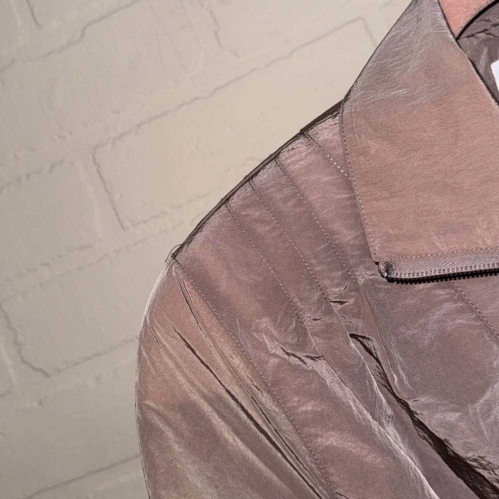 LPA jacket revolve Rina in pine‎ bark xxs nylon zip up toggle pockets - Picture 7 of 10